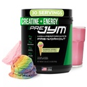 JYM 补充科学预科 JYM Rainbow Sherbet 男女预研粉, BCAAs, Nootropotics, Creatine HCI, Citrulline, Beta-Alanine, Betaine, Taurine, Huperzine, 30名服务员