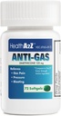 健康 A2Z® 气体救济 Simethicone → 125mg → 胃部不适和气体的救世主 → 抗平整 → 释放气体 快和布洛宁(72个数(一包)) ).