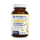 OmegaGenics Mega 10 Omega 补充-与 Omega-7, 330 mg EPA 和 170 mg DHA 用于心脏健康* - 可持续源头和无鱼味 余味 - 非GMO和无糖 - 60 软胶