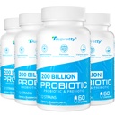 200亿Cfus 12 Strains Probiotic,配有3种有机预生,女性男性的Probiotics,Immune的每日补充,Gut,消化健康,大陆架稳定,非转基因生物,240 Caps(240天供应)