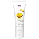 Now Solutions,维生素D-3 Cream 1000 IU Per Gram, 高概率,浓密的湿度,4-Ounce