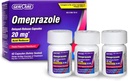 GeriCare Omeprazole 延迟释放 Capsules 20.6mg - 24小时心脏灼伤的减酸药 - 治疗频繁心脏灼伤的酸性 Reflux Medicine (42 Counter)