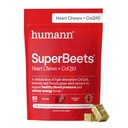 HumanN Super Beets Heart Chews Advanced - 100 mg of CoQ10 Plus Beetroot & Grape种子提取, 60 计数