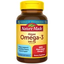 Nature Made Algae Omega 3 Supplement 540 mg, Omega 3 鱼油替代品,70 Veggie Softgel,可持续,基于植物,用于健康心脏,大脑和眼睛支持,70 Softgel