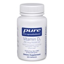 纯封装维生素D3 250 mcg(10 000 IU) - 支持骨、联合、乳腺、心脏、科隆和免疫健康的补充 - 配有维生素D前体 - 120 capsules