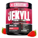 ProSupps Jekyll博士 手持 Creatine 的预选工作粉(Strawberry, 30位服务员) - 免费预选工作支持 焦点和耐力 - 咖啡因无健身和适身性补充