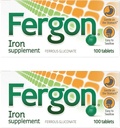 Fergon HighPotency Iron 高溶性和易溶性,27毫克铁,100片