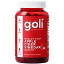 Goli Apple Cider 葡萄酒 Ginegar Gummy Vitamins - 60 Counter - 维生素B12, Gelatin-Free, Gluten-Free, Vegan & Non-GMO (英语).
