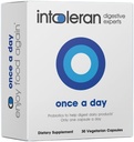 Intoleran Once aday - 30 Capsules + Probiotic Lactose relations 补充 + 积极生产Lactase Enzyme + 帮助文摘 乳品 + 一天1 Capsule → 6 Lactic Acid 发酵 → 纯和 乳品 无