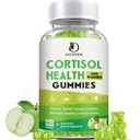 Cortisol Detox for Women Gummys, Cortisol 减震器解毒器管理者,Mood/Focus & Sleep的Magnesium Ashwagandha Rhodiola Rosea 草药综合体,维持健康Cortisol水平-30日维冈供应