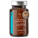 CLAV® 锌 Bisglycinate 25mg - 180 片(供应期为6个月) - 天然切合锌补充 - Vegan Zinc Glycnit for Imune & Skin Support