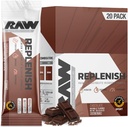 RAW 补充包, Premium Electrolytes 粉末回收公式,巧克力(20个棒包) - Flawared Electrolyte Drink Mix 用于水分,补充,耐力和性能工作