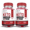 合理实验室 (2 Pack Trim Tummy Keto ACV Gummys Extreme 2000MG Tummy Keto Gummys 苹果苹果苹果醋 配有石榴甜甜甜甜甜甜甜 B12 Vegan Non GMO 120 Gummys)