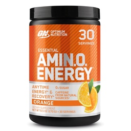 最佳营养 氨基能源 - 用绿色茶、BCAA、氨基酸、Keto Friendly、绿色咖啡提取器、能源粉 - 橙色冷却器、30种服务(包装5月 Vary)