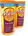 Metamucil 无糖纤维补编,橙色平滑 260 服务