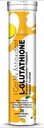 L-Glutathione 600 mg 与芒果花纹 \ 帮助光泽皮肤,抗氧化剂,皮肤光化, Pigmentation, \ 男子和女子 Tan 减量 20 Effervescent 片