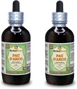 PAU d'arco (Tabebuia impetiginosa) 甘油酸,干巴克无酒精液体提取物(Brand name: Herbalterra, proudly made in USA) 2x4 fl.oz (2x120 ml)