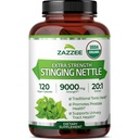 Zazzie USDA 有机刺网 20:1 提取,9000 mg 强度,120 Vegan Capsules 4个月供应,集中,标准化 20X 提取,认证有机,100% 蔬菜,全自然,非GMO
