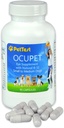 Ocupet高级视觉和眼部健康补充品,用于猫和小中犬,包装有天然B12,葡萄种子提取和Lutein 支持有糖尿病或眼睛相关条件的宠物-90 Capsules