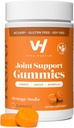 VitaHustle Turmeric Ginger Gummys, 肌肉复苏, 低糖, Vegan, Gluten Free, 非 GMO, Orange Flavor, 50 计数