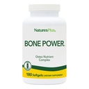 Natures Plus Bone Power with Boron - 1000 mg 钙,180 软胶 - Bone & 联合支持补编,液态钙最大吸收 - 无牛奶,无葡萄糖 - 45 services