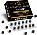 Shilajit Dry Dropps, Shilajit 补编, 18,000 Mg Organization Shilajit 最大潜力, 能源促进器, 黄金级自然 Shilajit 能源支持, 1 包 30 个数
