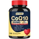 DRFOSTER Coq10 200mg,用于抗氧化剂和能源生产的Coenzyme Q10,6X 高吸收Cq10 与维生素E & PQQ & Black Pepper 提取,Coq 10 补充 120 服务