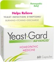YeastGard 高级Homopathic Capsules - 60 个瓶子