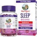 MaryRuth Organizations Melatonin Vita-Beans for Adults 14岁时的放松和睡眠支持 维加恩 – Non-GMO – Gluten Free – 90 Counter