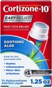 Cortizone-10 最大强度舒缓 Aloe Itch Relief No Mess applicate,1% Hydrocortisone,快动作,Bug Bites的抗痒液体,Rash, Eczema, Psorias,有毒常春藤,橡树和Sumac, 1.25 fl oz