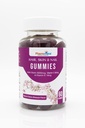 头发和直肠维生素Gmmies配有Biotin维生素C和E -Vegan Gluten自由与非GMO成份 - 60 计数