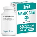 Supersmart - H. Pylori Formula Bundle (Complete Action) - Probiotic L. Reuteri w/Mastic Gum | Non-GMO & Gluten Free - 60x2 & 120 Vegetarian Capsules (英语:
