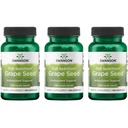 Swanson Grape种子 抗氧化剂 自由基 健康血压支持 多酚 OPCS 草药补充 380 mg 100 Capsules(3包)