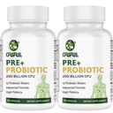 妇女和男子的抗生素 -- -- 200亿CFU 12 Strains Probiot for Digestive Immune & Gut Health, 有机防生素大陆架稳定抗生素补充剂,用于布洛特120 Capsules