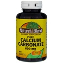 Nature's Blend Calcium 600mg 碳酸盐平板100厘米(2包)