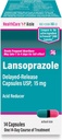 健康护理 Lansoprazole 15 毫克 - 14 延后释放瓶 - 减少酸剂,经常治疗心脏灼伤