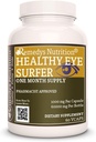 补救措施 营养 健康眼冲浪器 1000 mg, 60 Vegan Capsules 草药营养补充剂 两个月供应量