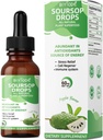 Soursop Graviola 液滴与Sea Moss & Elderberry 用于细胞支持、豁免、肝脏健康和睡眠援助 -- -- 有机、糖/糖自由、天然火焰、2 Fl Oz