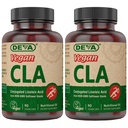 DEVA VAGAN 维生素和利诺利酸(CLA),来自非GMO Safflower Oil,90 Capsules,1-Pack