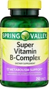 合肥春谷超级维生素B-复合药片 饮食补充,250 CounterMetabolism Support * 饮食补充