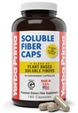 Yerba Prima 可溶性纤维公式 Capsules,180 Counter - Premium Dealary Fiber 补编,天然,可溶性纤维集中,Gluten Free,非GMO,美国制造