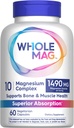 全Mag Magnesium 补充 Complex → 60 蔬菜 Capsules → 支持肌肉,骨骼,和 Nerve 健康 * → 10 in 1 Formula for总体健康* → 实验室测试,非GMO, Gluten Free