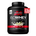 肌肉技术ISO Whei Isolate蛋白粉,香草 - Lean Muscle 增益的健身补充剂,体积增益和回收 - 25g 蛋白,BCAA,EAA & 0 加糖 - 5lbs