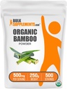 Bulk Assupports.com 有机竹粉 - 锡利卡补充品 竹子补充品 - Gluten Free,每服500mg,250g(8.8 oz)(一包)