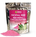 Maxx Herb Red Nopal Cactus Powder, Prickly Pear Powder - 用于消化和免疫支持,在饮食纤维、维冈、非GMO和Gluten Free中高分 - 10 Oz Bag(28次服务)