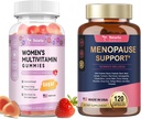 Totaria Free Sugar of Multivitamin Gummies for Women 和 40-in-1 妇女更年期补编