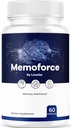 Memoforce Brain Supplements - 官方 Memoforce Premium Formula Pills, 高级支持 Memo Force Brain Supplements for wellness and Group Health, Memoforce Reviews, 60 Capsules for 1 months (英语).