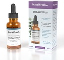NAALFRESH MD - Eucalyptus 基本石油 - 鼻水灌溉 - 摄入救济 - 鼻水清洗 添加剂 - 高级基本石油 - 清洗和摩擦鼻水通道 - 1oz