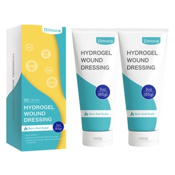 Dimora 2 Packs 6oz Hydrigel 急救膏、烧因焦里酥油、皮肤修复油脂用于紧急烧伤、手术后切除、布鲁伊斯、减肥伤痛护理