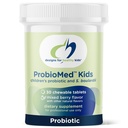 健康ProbioMed儿童 Chewable Probiotic - 10b CFU Gut & Immune 支持儿童 - 乳房杆菌,Bifidobacterium + Saccharomyces boulardii - 美味Berry Flavor(30块药片)